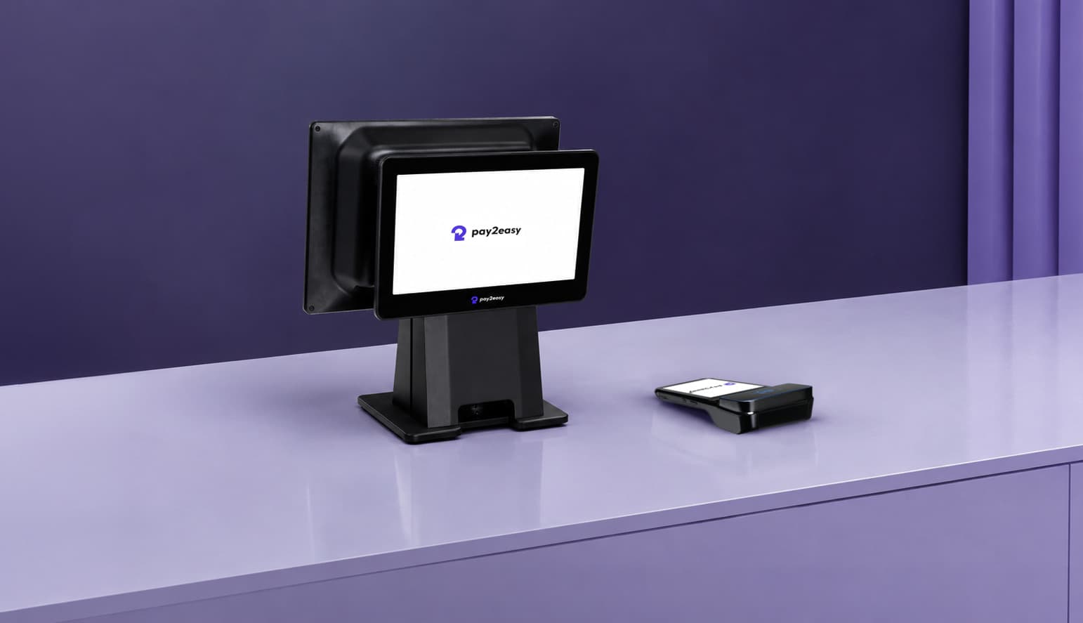 Taking a payment on a countertop terminal